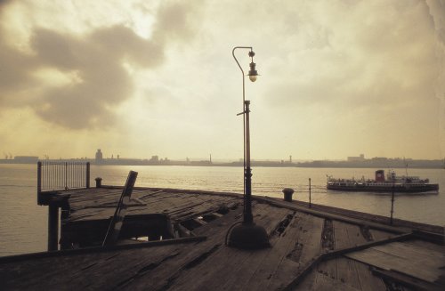 LIV176 Liverpool UNESCO World Heritage Site What little remains of the old landing stage Guy Woodland 1989-2011