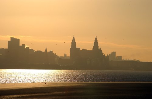 B002-06 Liverpool UNESCO World Heritage Site Liverpool beach Guy Woodland 1989-2011